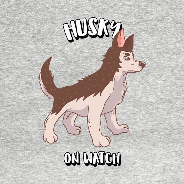 Husky On Watch by Jitesh Kundra